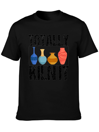 Camiseta Negra Totally Kiln It Cerámica