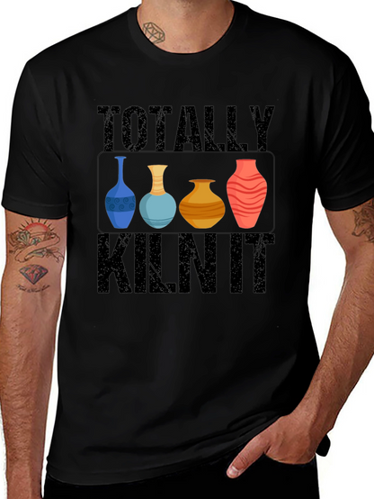 Camiseta Negra Totally Kiln It Cerámica