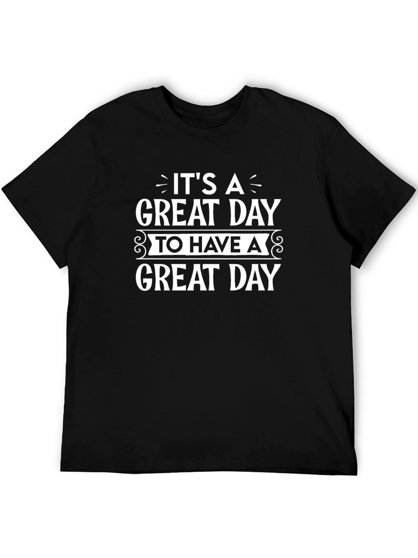 Camiseta Negra con Frase Motivacional