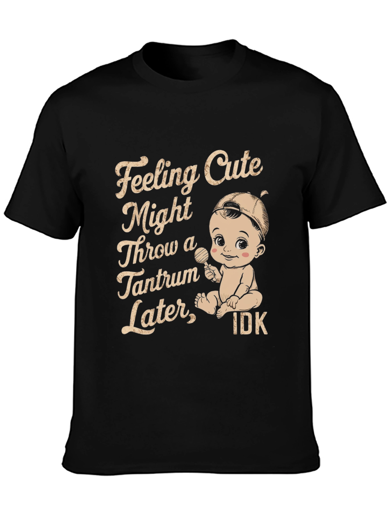 Camiseta Negra Feeling Cute Tantrum