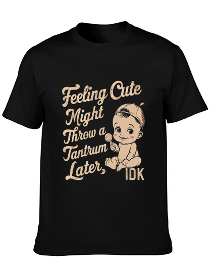 Camiseta Negra Feeling Cute Tantrum