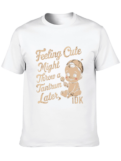 Camiseta Negra Feeling Cute Tantrum