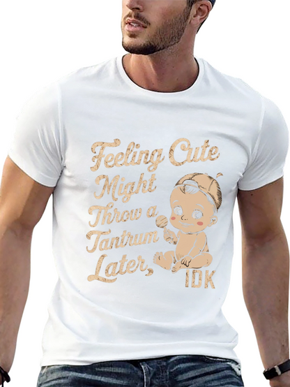 Camiseta Negra Feeling Cute Tantrum