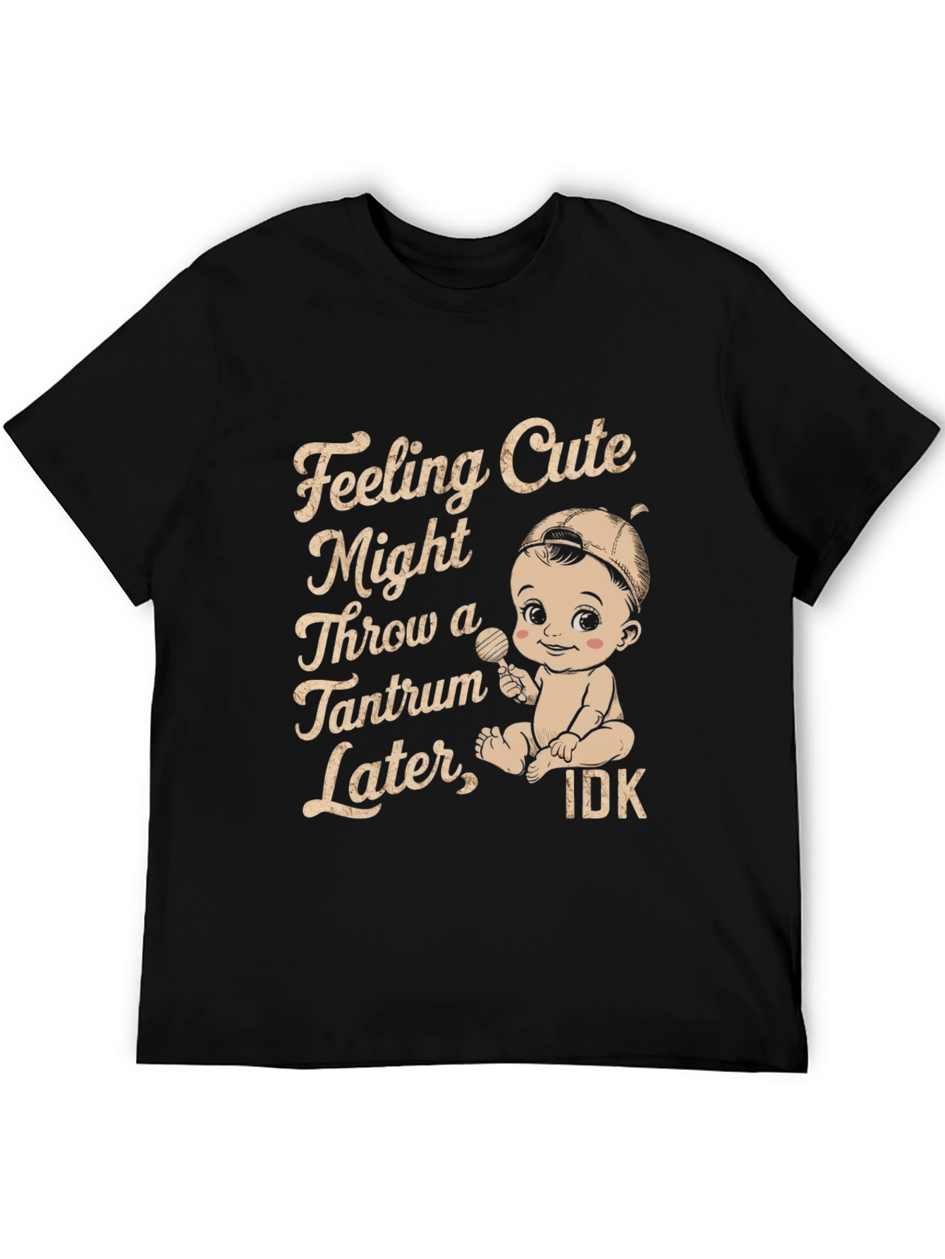 Camiseta Negra Feeling Cute Tantrum