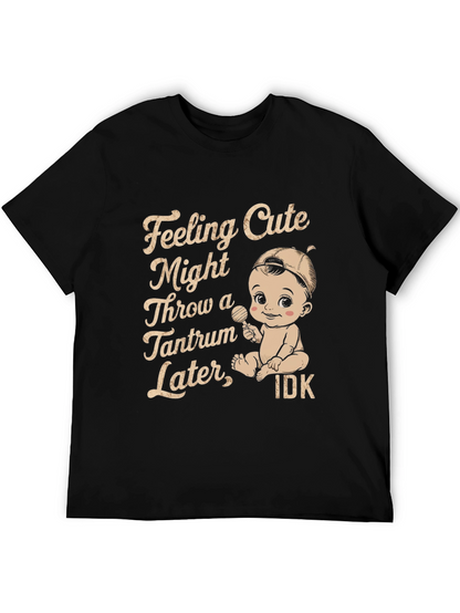Camiseta Negra Feeling Cute Tantrum