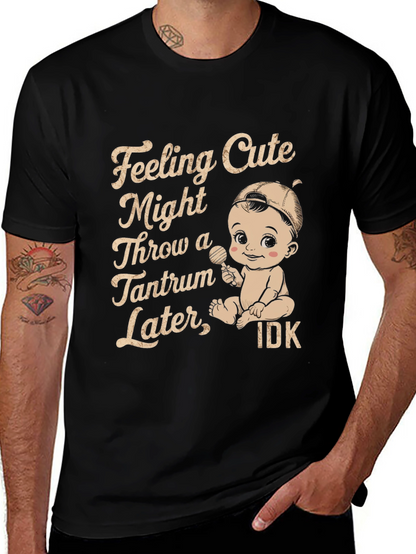 Camiseta Negra Feeling Cute Tantrum