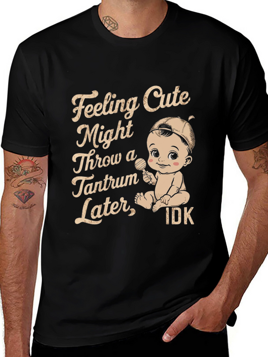 Camiseta Negra Feeling Cute Tantrum