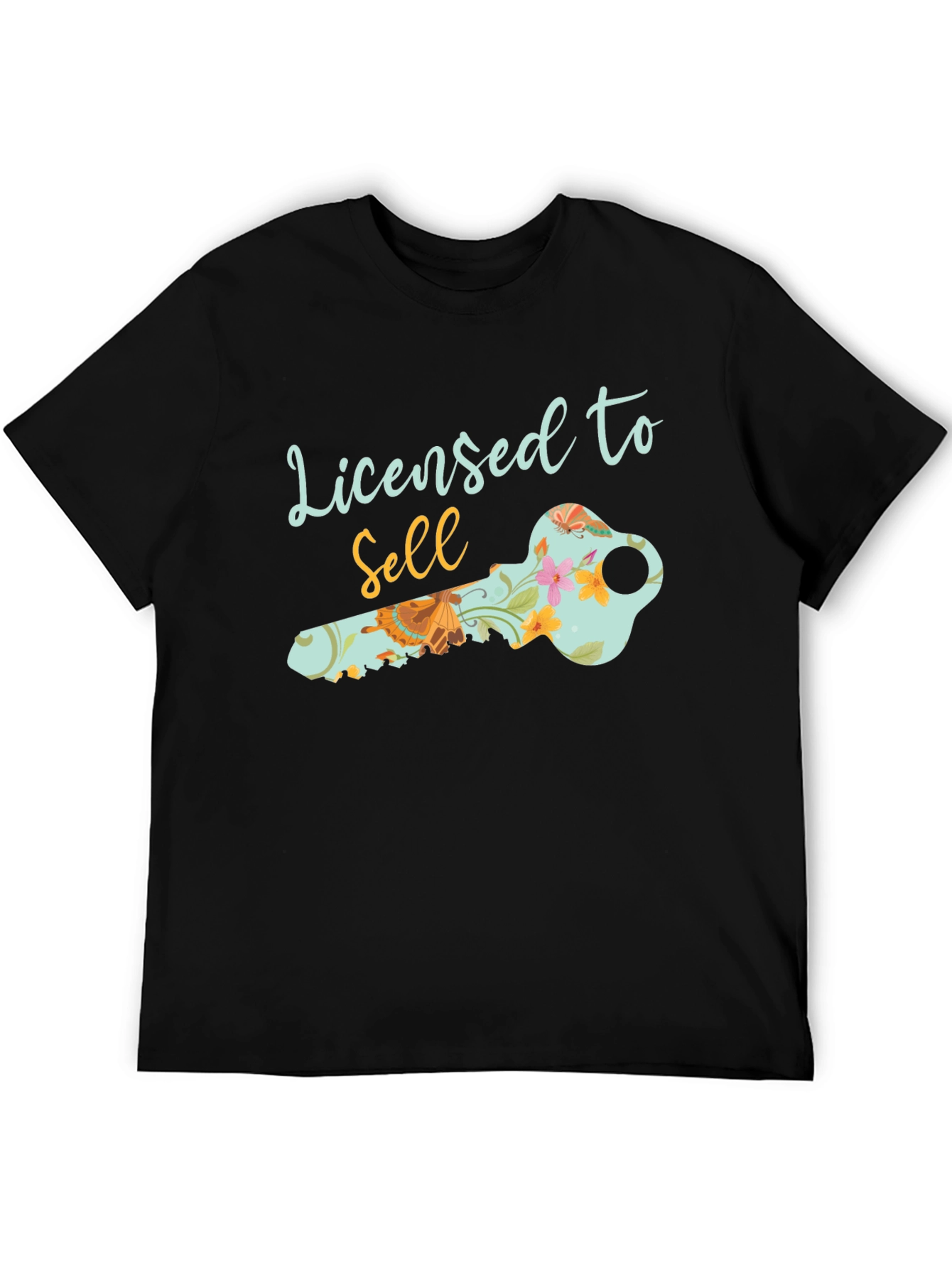 Camiseta Negra Licensed to Sell