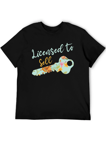 Camiseta Negra Licensed to Sell