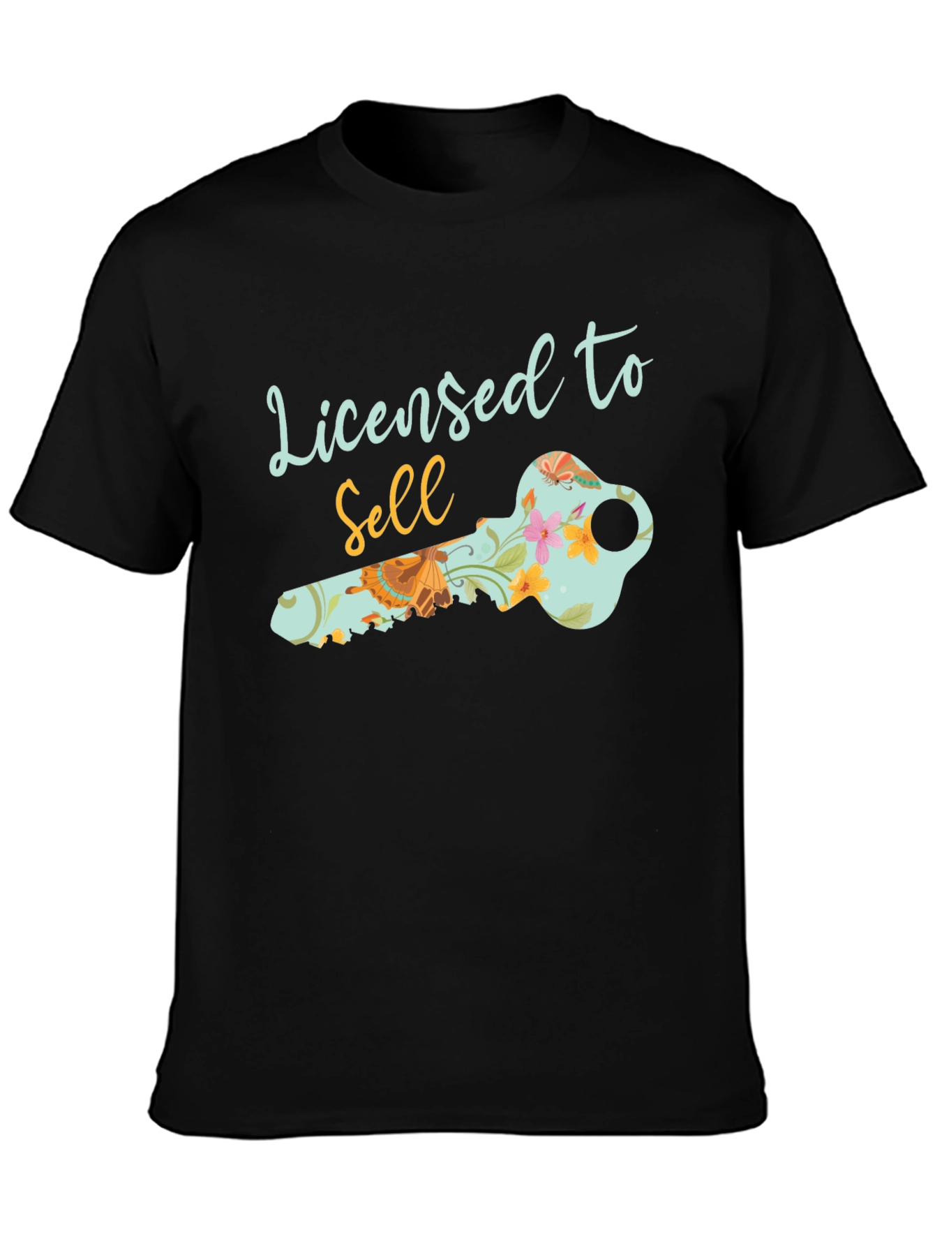 Camiseta Negra Licensed to Sell
