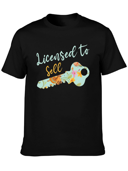Camiseta Negra Licensed to Sell