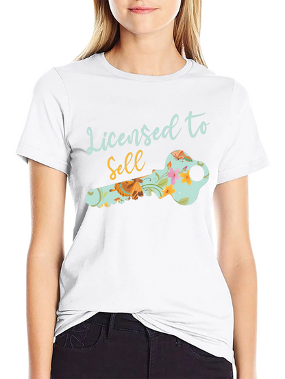 Camiseta Negra Licensed to Sell