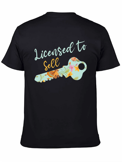 Camiseta Negra Licensed to Sell