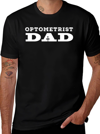 Camiseta Negra Optometrista Papá
