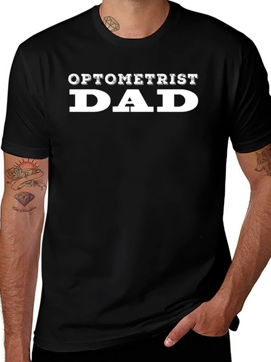Camiseta Negra Optometrista Papá