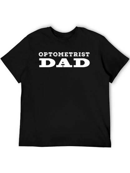 Camiseta Negra Optometrista Papá