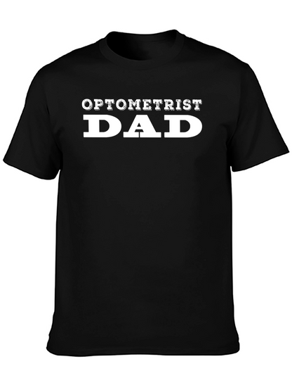 Camiseta Negra Optometrista Papá