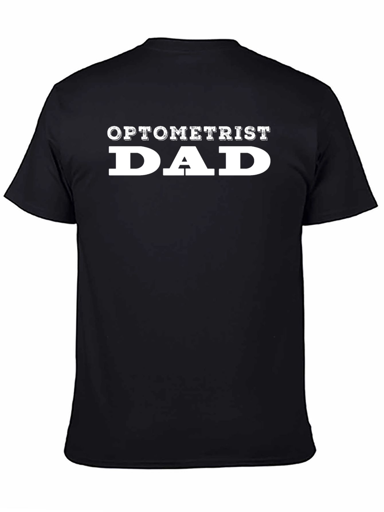 Camiseta Negra Optometrista Papá