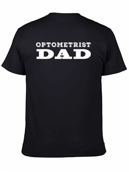 Camiseta Negra Optometrista Papá