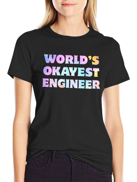 Camiseta Negra: El Ingeniero Más o Menos del Mundo