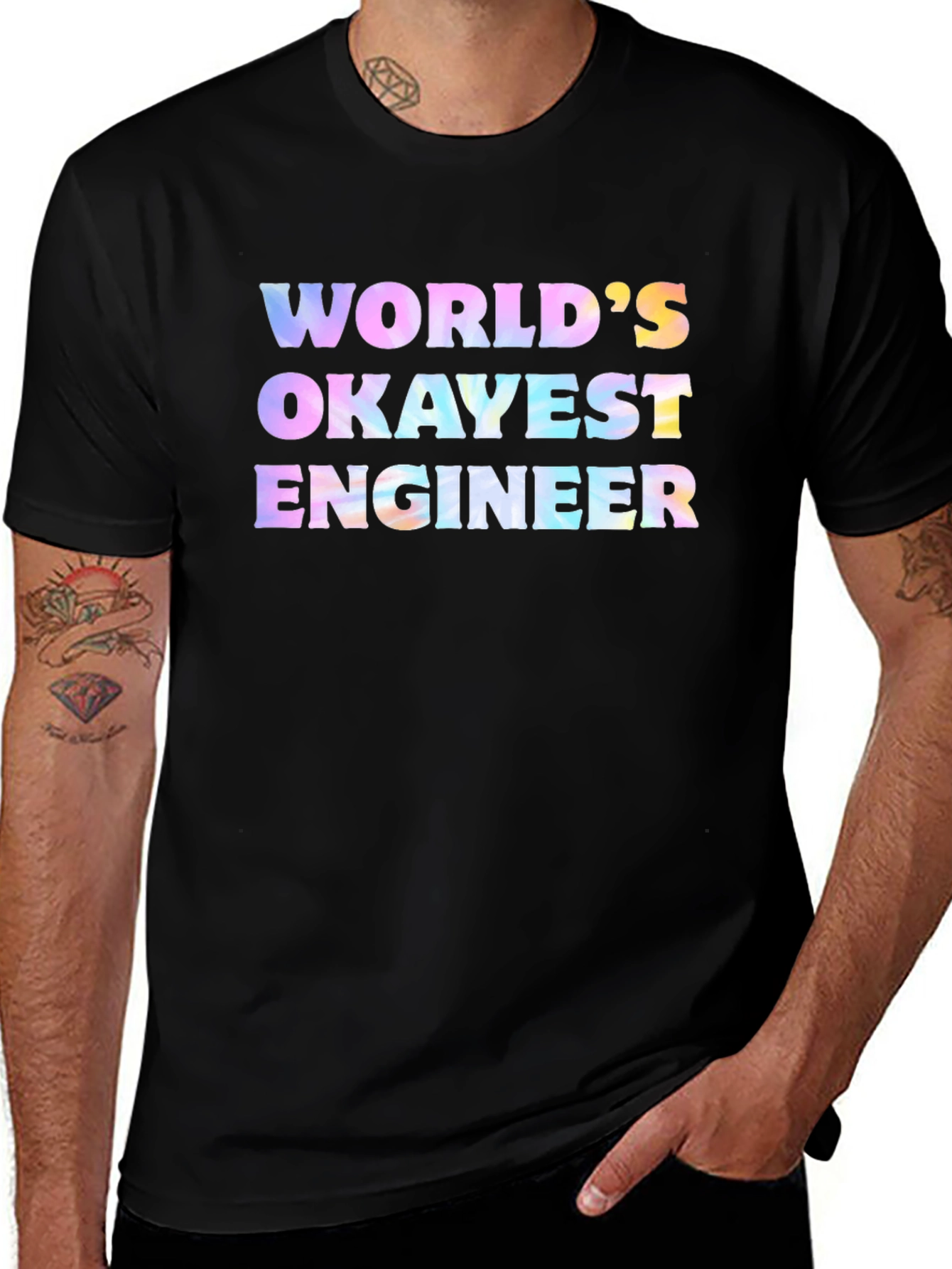 Camiseta Negra: El Ingeniero Más o Menos del Mundo