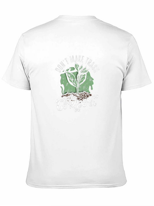 Camiseta Negra No Hagas Basura Haz Compost