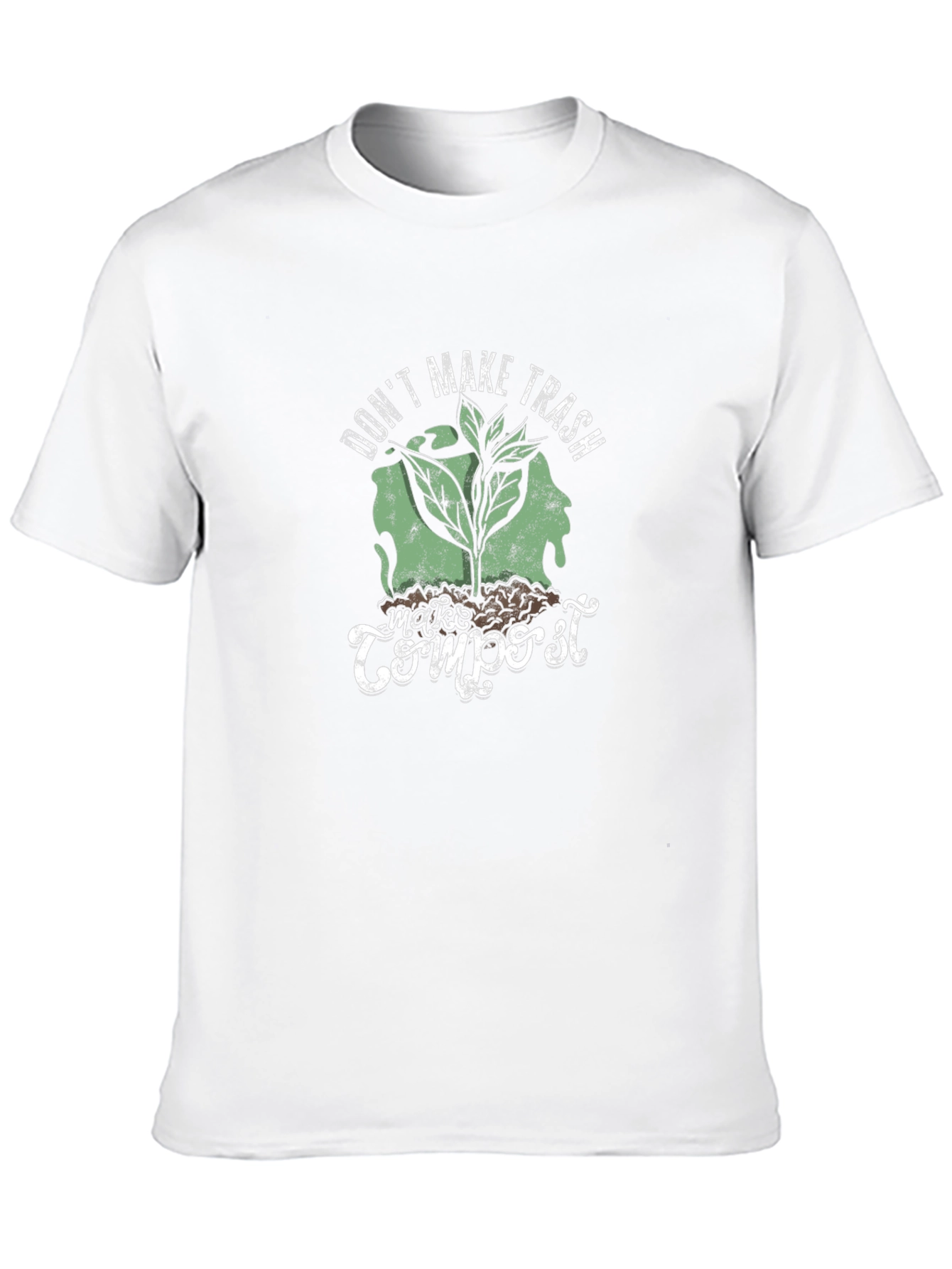 Camiseta Negra No Hagas Basura Haz Compost