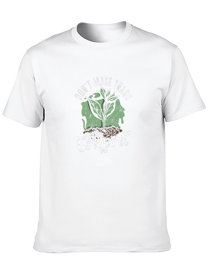 Camiseta Negra No Hagas Basura Haz Compost