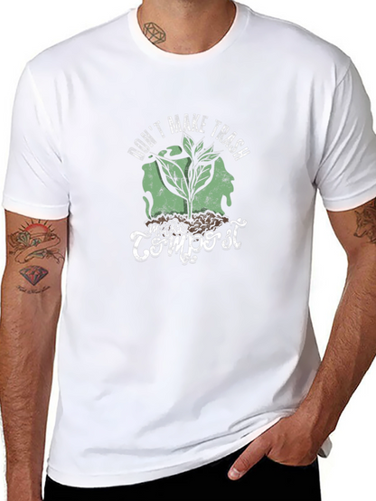 Camiseta Negra No Hagas Basura Haz Compost