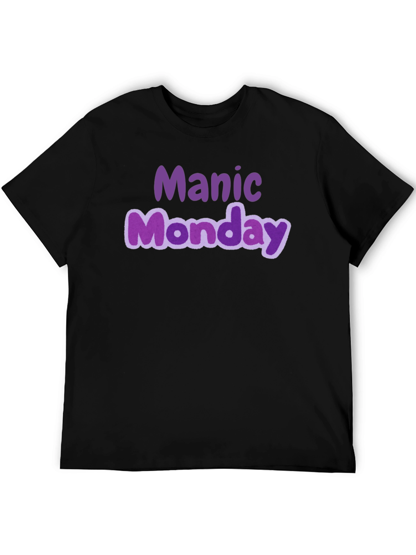 Camiseta Negra Manic Monday Estilo Casual