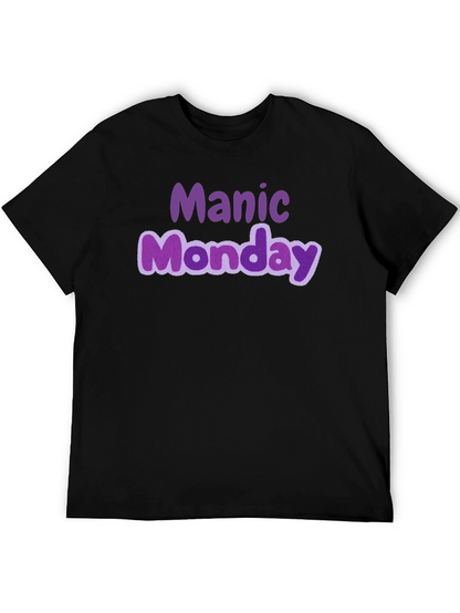 Camiseta Negra Manic Monday Estilo Casual