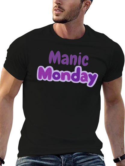 Camiseta Negra Manic Monday Estilo Casual