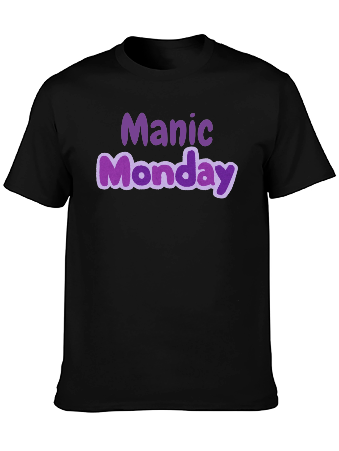 Camiseta Negra Manic Monday Estilo Casual
