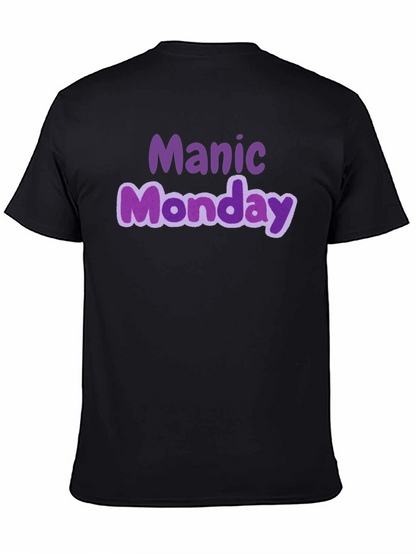 Camiseta Negra Manic Monday Estilo Casual