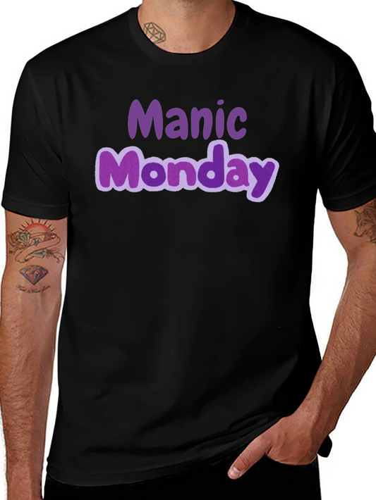 Camiseta Negra Manic Monday Estilo Casual