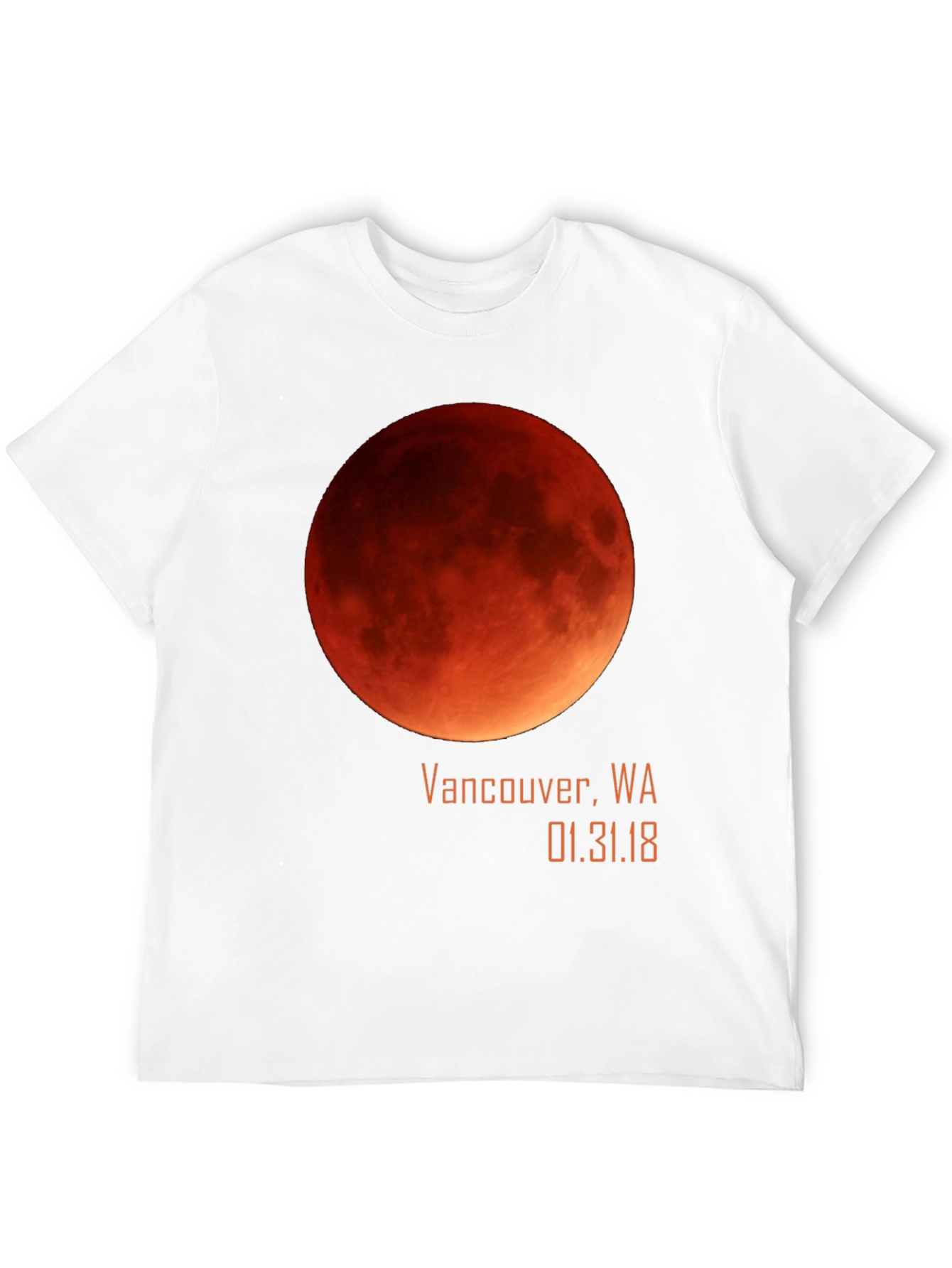 Camiseta Eclipse Lunar Vancouver WA 01.31.18