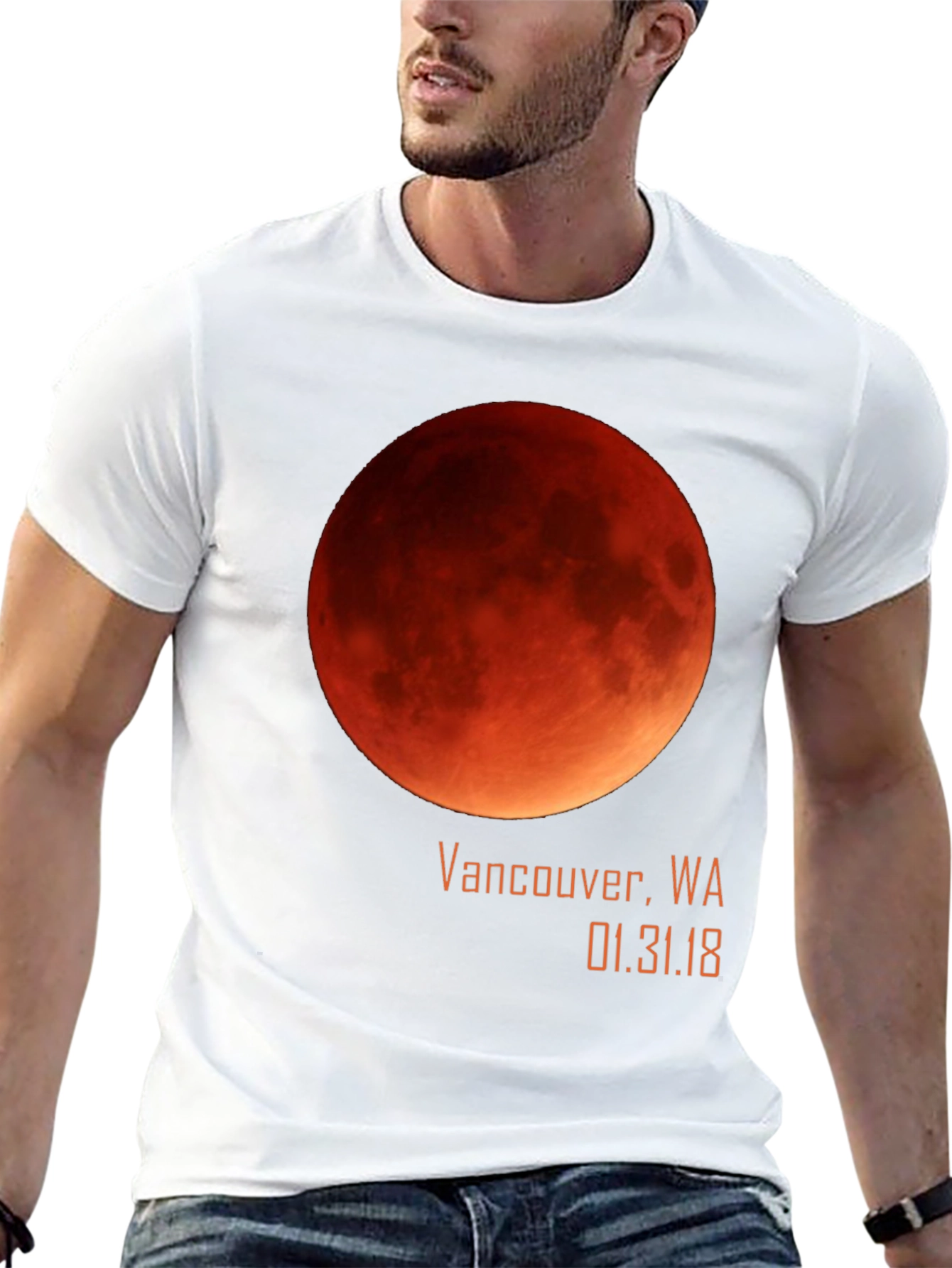 Camiseta Eclipse Lunar Vancouver WA 01.31.18