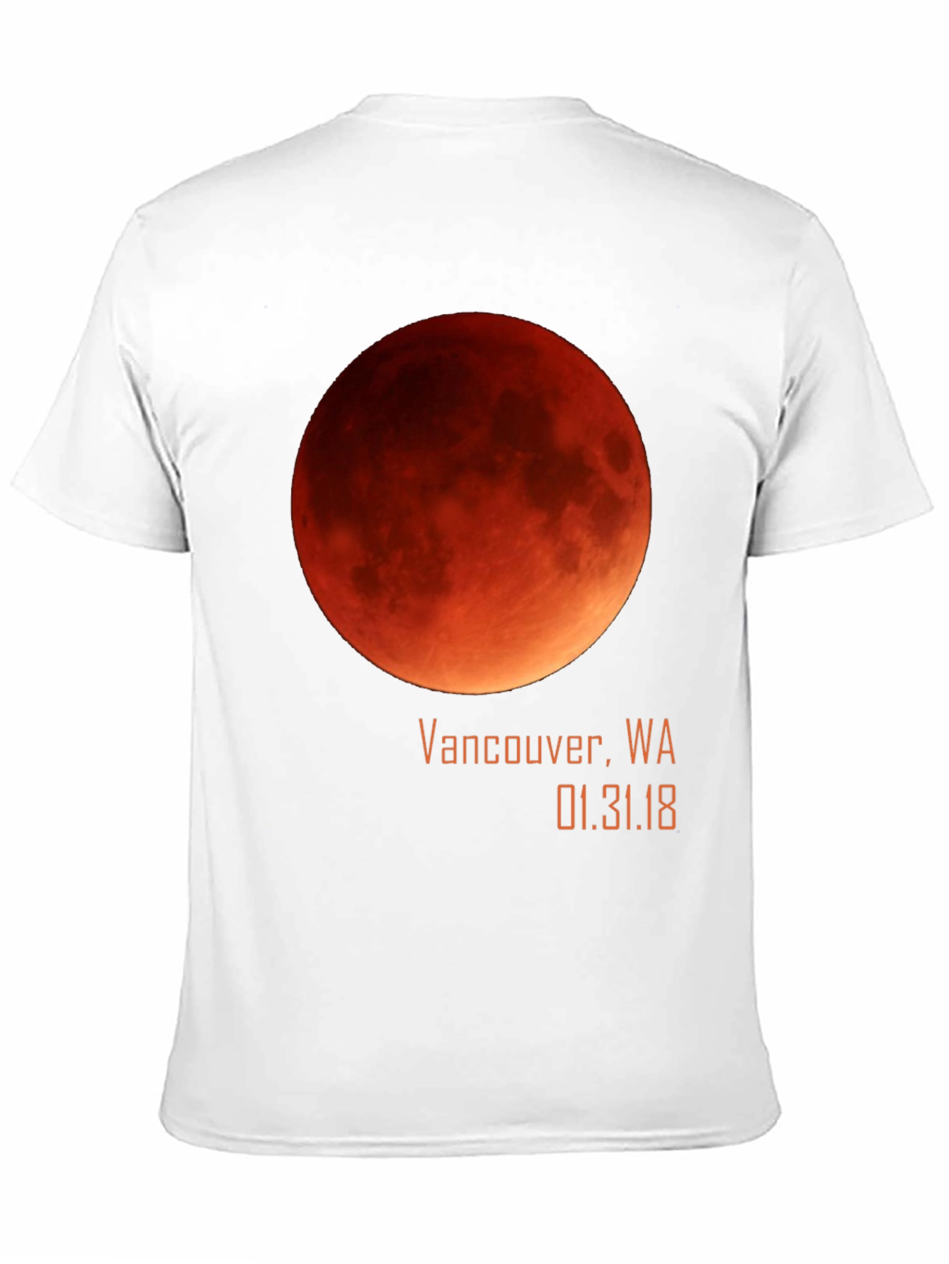 Camiseta Eclipse Lunar Vancouver WA 01.31.18