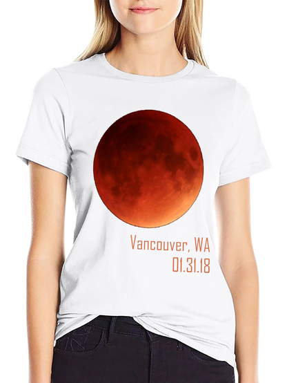 Camiseta Eclipse Lunar Vancouver WA 01.31.18