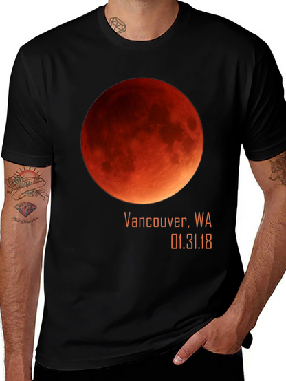 Camiseta Eclipse Lunar Vancouver WA 01.31.18
