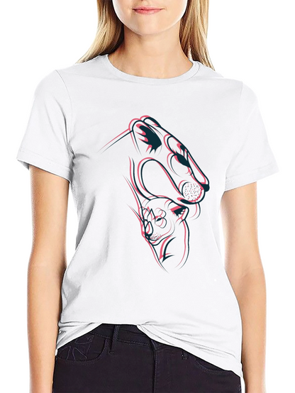 Camiseta Negra Diseño Pantera