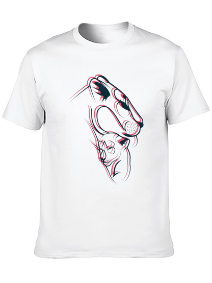 Camiseta Negra Diseño Pantera