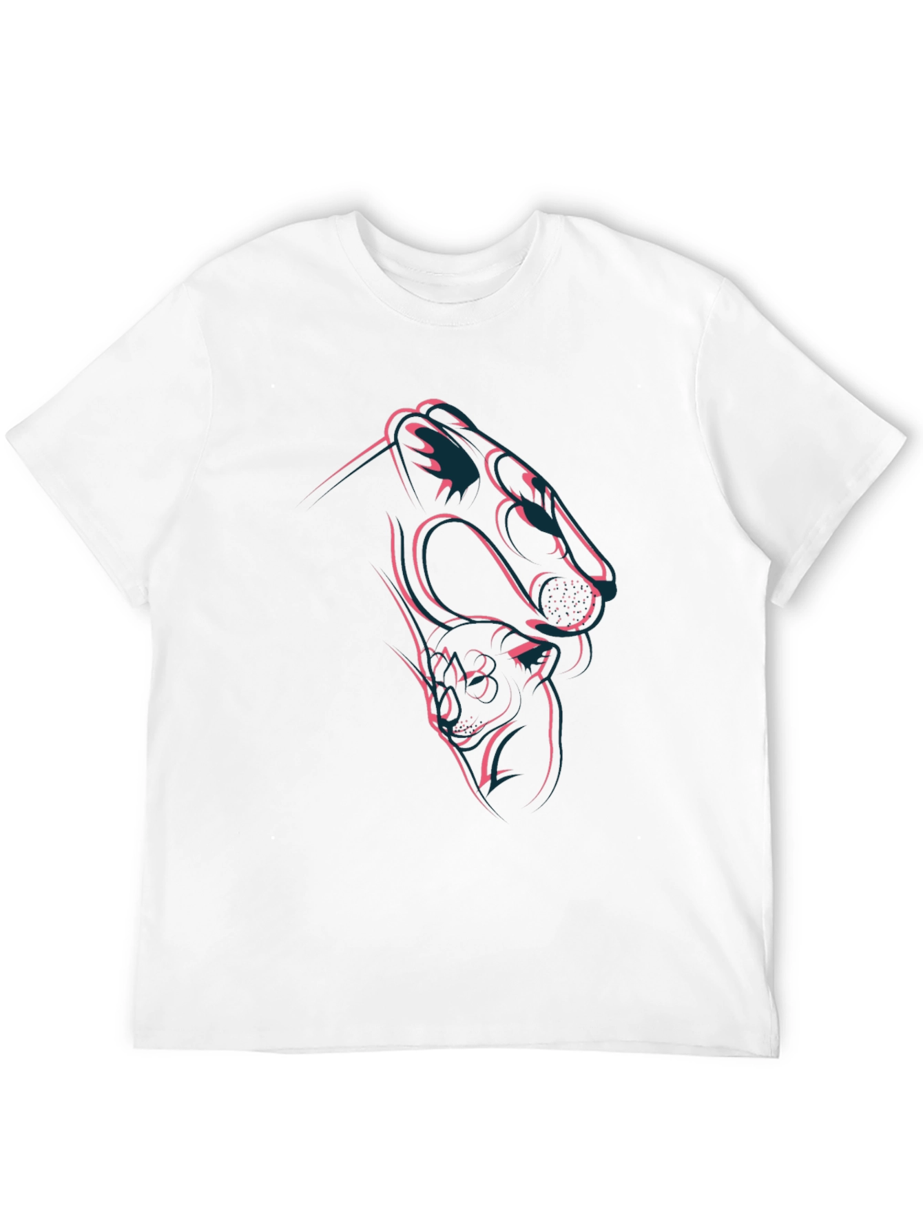 Camiseta Negra Diseño Pantera