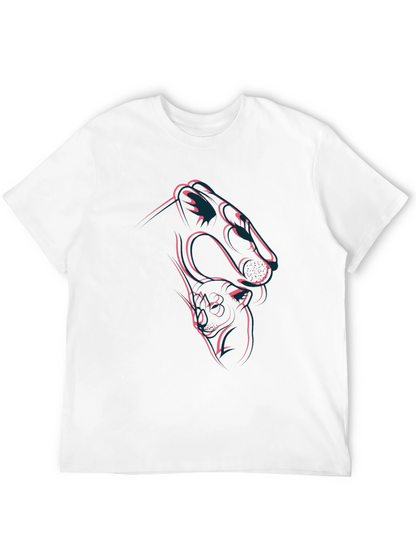 Camiseta Negra Diseño Pantera