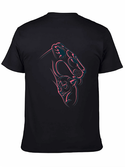 Camiseta Negra Diseño Pantera