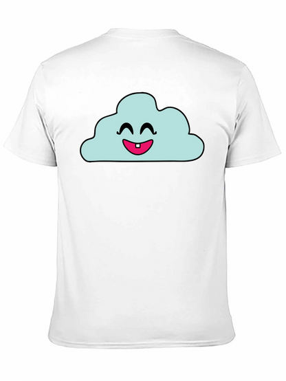 Camiseta Negra con Nube Sonriente