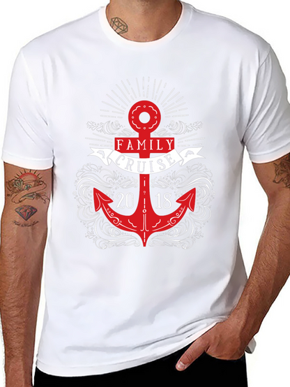 Camiseta Negra Crucero Familiar 2018