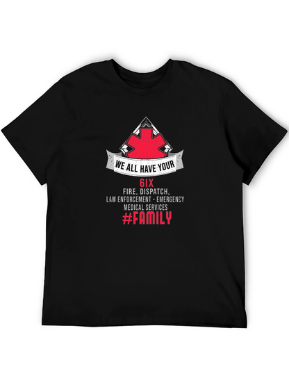 Camiseta Negra 6IX Family