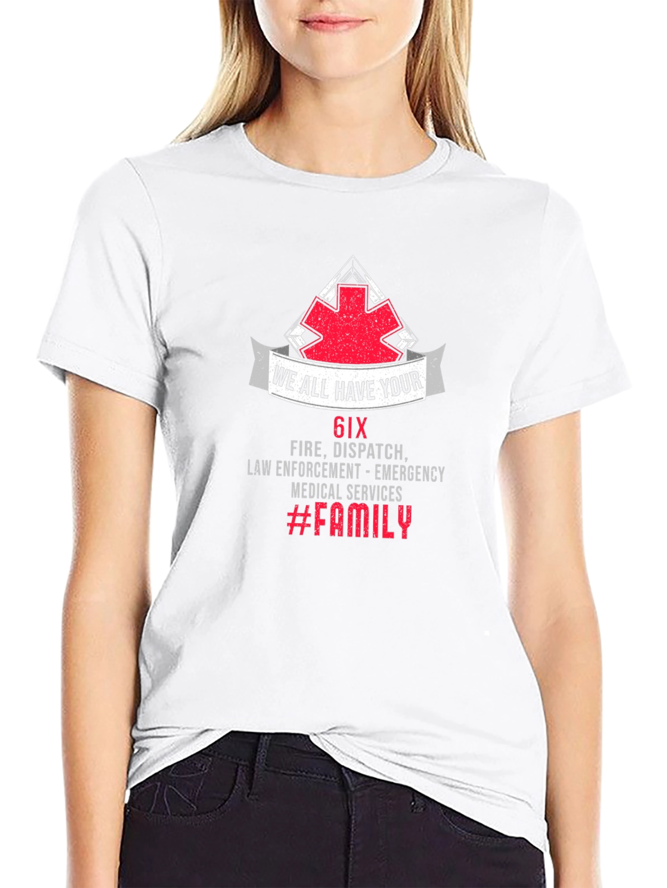 Camiseta Negra 6IX Family