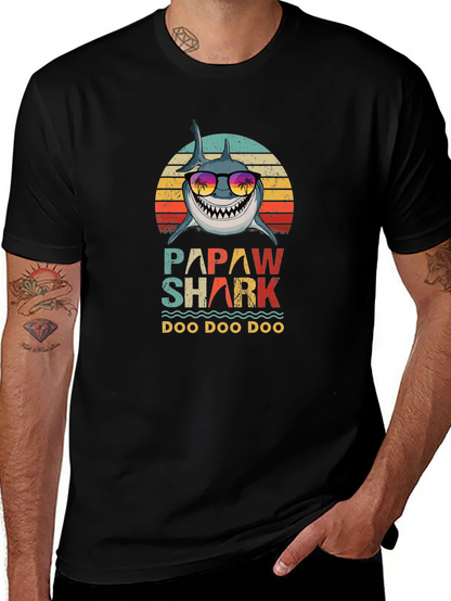Camiseta Papaw Shark Doo Doo Doo